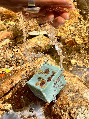 Jabón en barra de espirulina cruda Yemaya