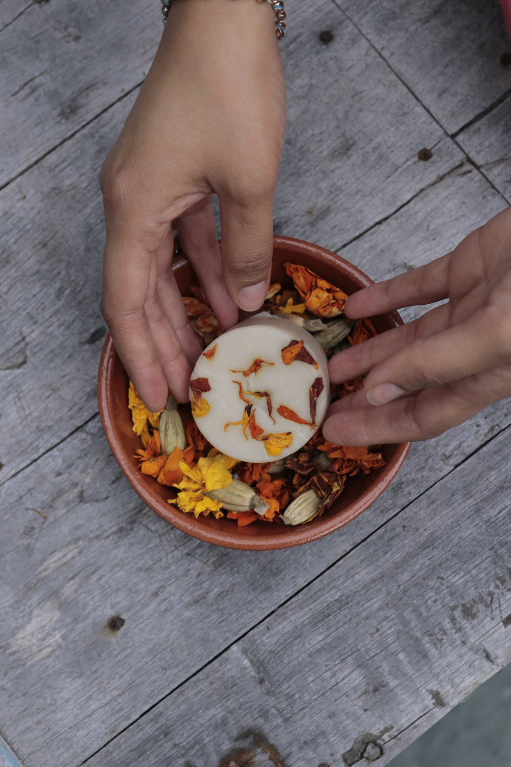 Champú sólido nutritivo de baobab
