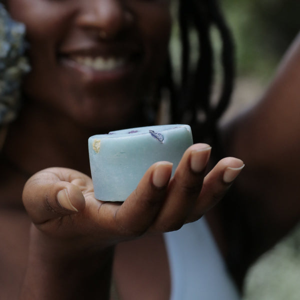 Champú sólido de espirulina